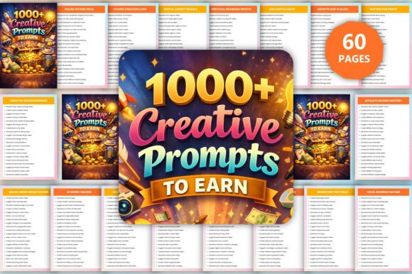 1000 Creative Prompts to Earn: A Complete Income Generation Playbook for the Modern Creator
