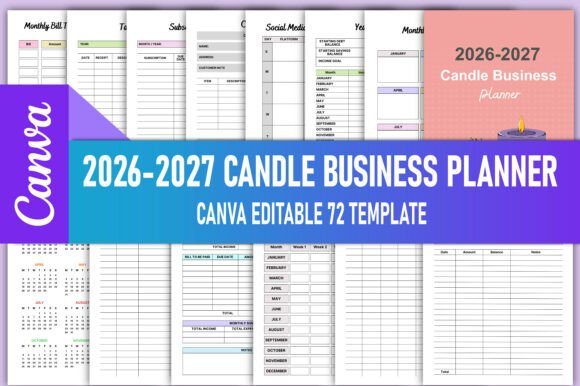 2026-2027 Candle Business Planner Canva for KDP Interiors: A Comprehensive Guide