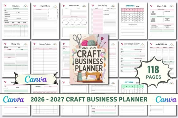 2026 - 2027 Craft Business Planner KDP: A Comprehensive Tool for Creative Entrepreneurs
