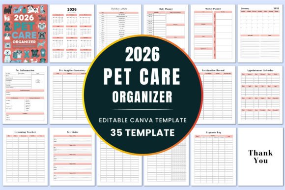 2026 Pet Care Organizer KDP Interiors: A Strategic Tool for Pet Owners