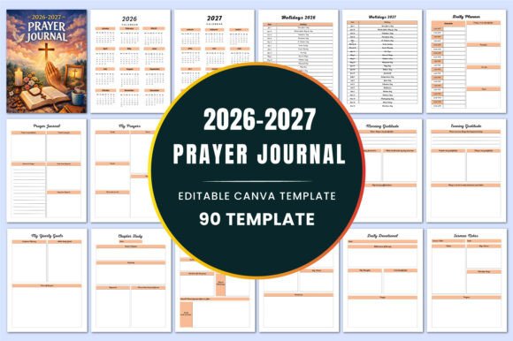 2026–2027 Prayer Journal KDP Interiors