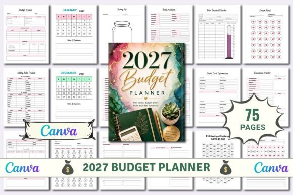 2027 Budget Planner KDP for Financial Clarity