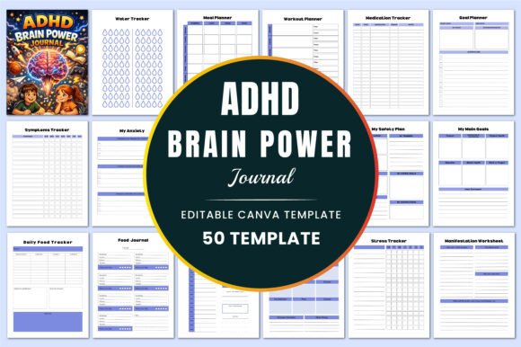 ADHD Brain Power Journal for KDP: A Practical Guide for Busy and Creative Minds
