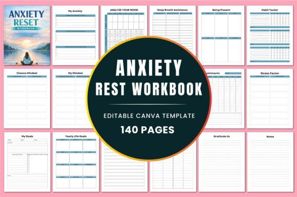 Anxiety Reset Workbook KDP Interiors: A Practical Guide to Emotional Balance and Mindfulness