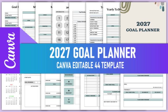 Editable 2027 Goal Planner KDP Interiors: A Practical Tool for Planning and Execution