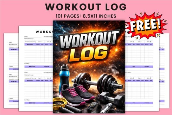 Free Workout Log KDP Interiors: A Powerful Tool for Fitness Enthusiasts and Content Creators