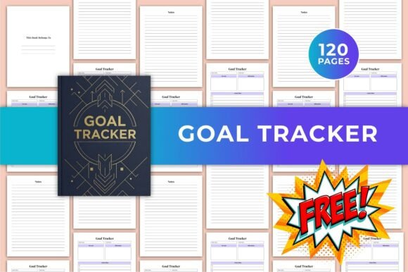 Goal Tracker Canva KDP Interiors: A Customizable Tool for Organizing Your Interior Design Projects