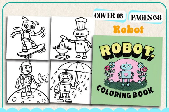 Robot Coloring Page for Kids: A Creative Way to Engage Young Minds