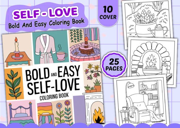 Self Love Coloring Pages for Adults