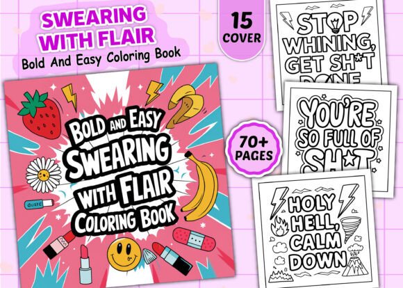 Swearing with Flair Coloring Pages