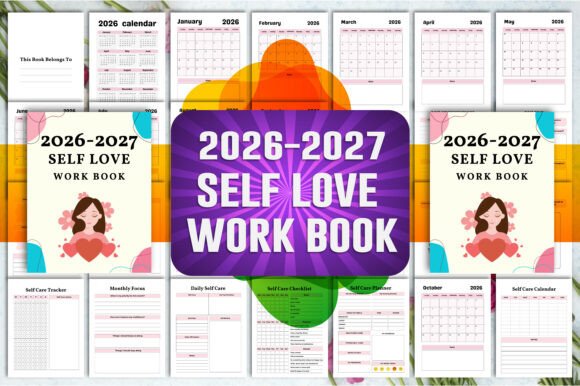 The Ultimate 2026-2027 Self Love Workbook: A Canva KDP & Interior Design Resource for Personal Growth