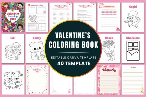 Valentine’s Coloring Book KDP Interiors: A Strategic Tool for Creative Engagement and Branding