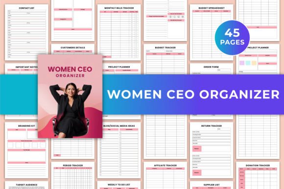 Women CEO Organize Canva KDP Interiors: A Powerful Tool for Female Entrepreneurs